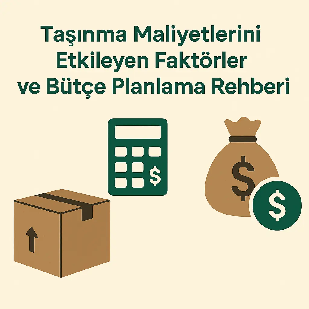 Taşınma maliyet faktörleri ve bütçe planlama rehberi